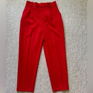 Zara red pants